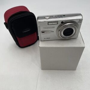 Traveler Digital Camera DC-8500 8.1MP 5X  Optical Zoom + Battery + Case-TESTED
